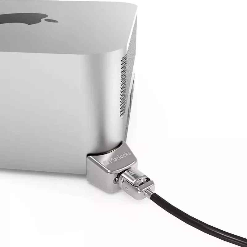 Compulocks Mac Studio Ledge Lock Adapter Keyed kabelis Lock Sidabrinė