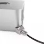 Compulocks Mac Studio Ledge Lock Adapter Keyed kabelis Lock Sidabrinė