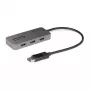“StarTech.com” 3 prievadų MST šakotuvas – DisplayPort į 3 HDMI, trigubi 4K 60Hz monitoriai, DP 1.4 kelių monitorių vaizdo adapteris, 1 pėdos (30 cm) integruotas laidas, maitinamas per USB, tik “Windows”