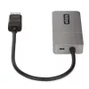 “StarTech.com” 3 prievadų MST šakotuvas – DisplayPort į 3 HDMI, trigubi 4K 60Hz monitoriai, DP 1.4 kelių monitorių vaizdo adapteris, 1 pėdos (30 cm) integruotas laidas, maitinamas per USB, tik “Windows”
