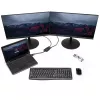 StarTech.com 2 prievadų kelių monitorių adapteris – Mini DisplayPort į 2x DisplayPort MST šakotuvas – dviguba 4K 30Hz – vaizdo skirstytuvas išplėstiniam darbalaukio režimui tik Windows kompiuteriuose – mDP 1.2 į 2x DP