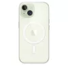 Apsauginis dėklas iPhone 15, Apple, MagSafe, permatomas, PC, 6,1 colio