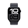 Išmanusis laikrodis „Apple Watch Series 10 GPS“ 46 mm, „Jet Black“ aliuminio korpusas su „Ink Sport Loop“