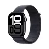 Išmanusis laikrodis „Apple Watch Series 10 GPS“ 46 mm, „Jet Black“ aliuminio korpusas su „Ink Sport Loop“