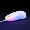 Žaidimų pelė XTRFY MZ1 USB Type-A Optical, balta, 0,056 kg, žiedinis slinkimas