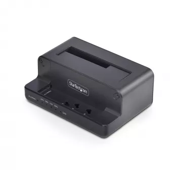 StarTech.com M.2 NVMe → 2,5/3,5 col. SATA diskų kopijavimo įrenginys, dviejų lizdų autonominė SSD klonavimo stotelė / disko dokas, dvikryptis NVMe → SATA / SATA → NVMe, iki 27 GB/min, TAA