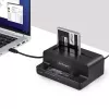 StarTech.com M.2 NVMe → 2,5/3,5 col. SATA diskų kopijavimo įrenginys, dviejų lizdų autonominė SSD klonavimo stotelė / disko dokas, dvikryptis NVMe → SATA / SATA → NVMe, iki 27 GB/min, TAA