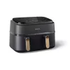 Karšto oro gruzdintuvė Philips 3000 serijos NA352/04 9L 2750W Dvigubas krepšelis
