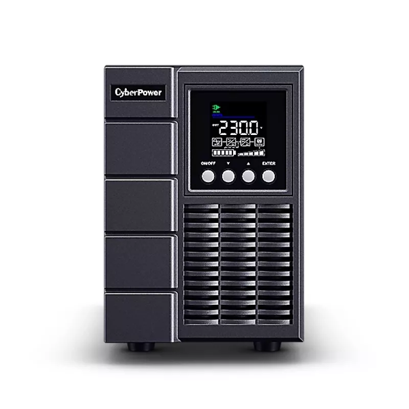 CyberPower OLS1500EA nepertraukiamo maitinimo šaltinis (UPS) Dvigubos konversijos (Online) 1,5 kVA 1350 W 4 kintamosios srovės lizdai