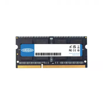 Origin Storage 8GB DDR3 1600MHz SODIMM 2Rx8 Non-ECC 1.35V, 8 GB, 1 x 8 GB, DDR3, 1600 MHz, 204-pin SO-DIMM, žalia