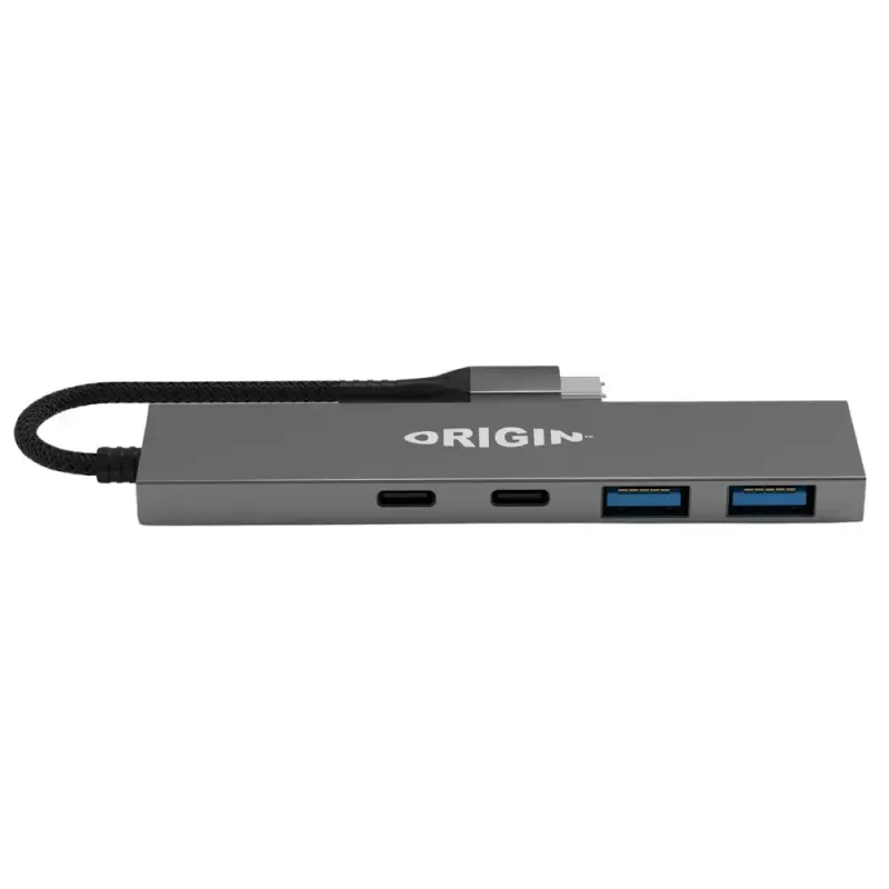Origin Storage prijungimo stotelė - 2 x USB 3.2 prievadai ir 2 x USB-C prievadai