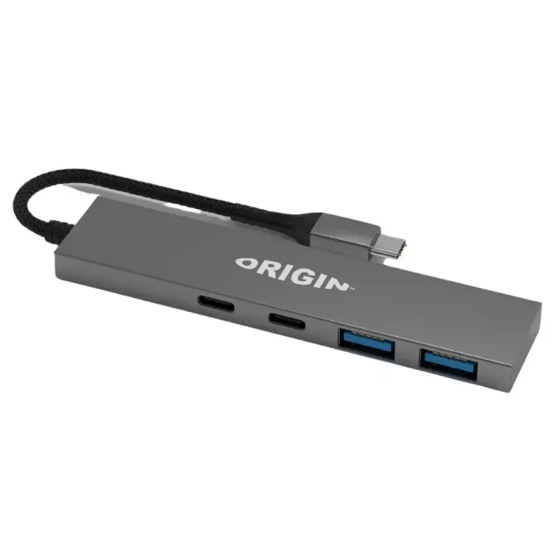 Origin Storage prijungimo stotelė - 2 x USB 3.2 prievadai ir 2 x USB-C prievadai