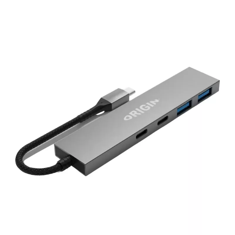 Origin Storage prijungimo stotelė - 2 x USB 3.2 prievadai ir 2 x USB-C prievadai