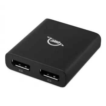 OWC Thunderbolt dviejų DisplayPort adapteris USB grafikos adapteris 7680 x 4320 pikselių juodas