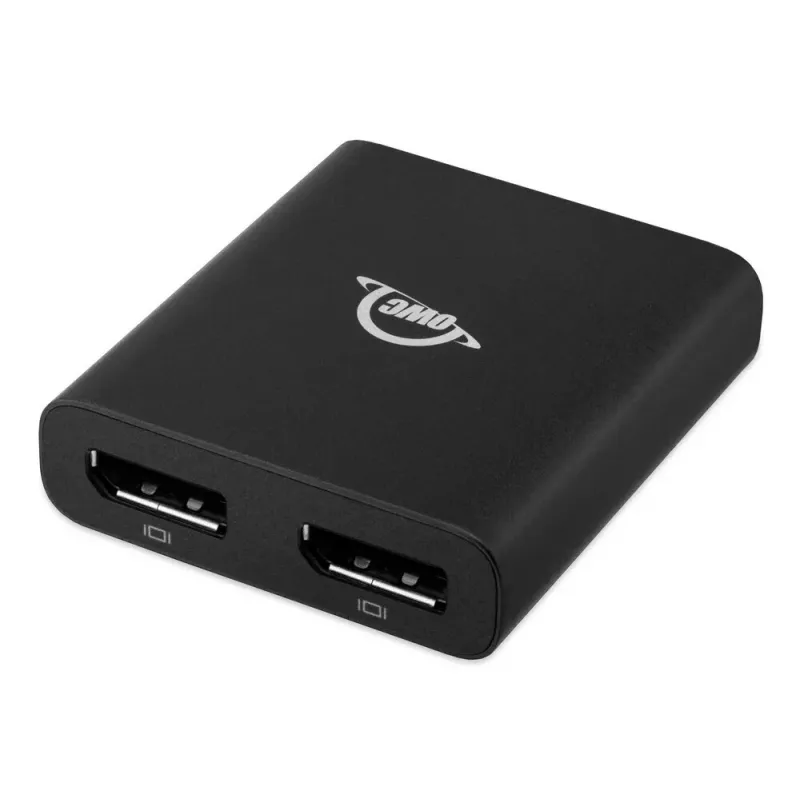 OWC Thunderbolt dviejų DisplayPort adapteris USB grafikos adapteris 7680 x 4320 pikselių juodas