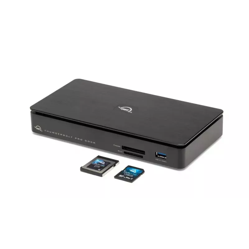 OWC Thunderbolt Pro Dokas Laidinis Thunderbolt 3 Juodas 85W maitinimo tiekimas 40 Gbit/s