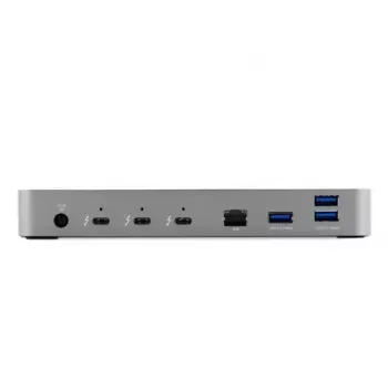 OWC Thunderbolt 4 Wired Dock Juoda Pilka 3.5mm Ethernet 1000 Mbit/s