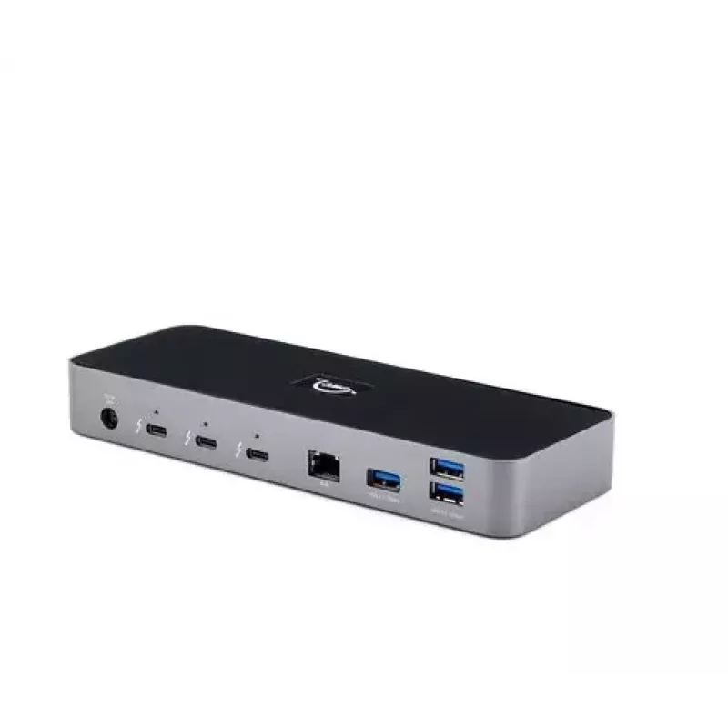 OWC Thunderbolt 4 Wired Dock Juoda Pilka 3.5mm Ethernet 1000 Mbit/s