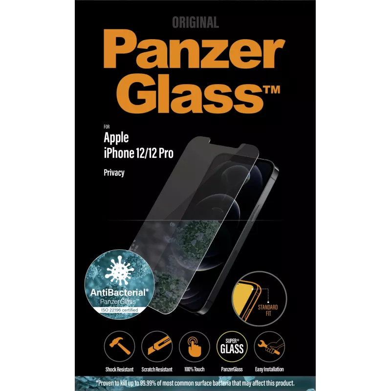 PanzerGlass ® privatumo ekrano apsauga iPhone 12 | 12 Pro | Standartinis prigludimas
