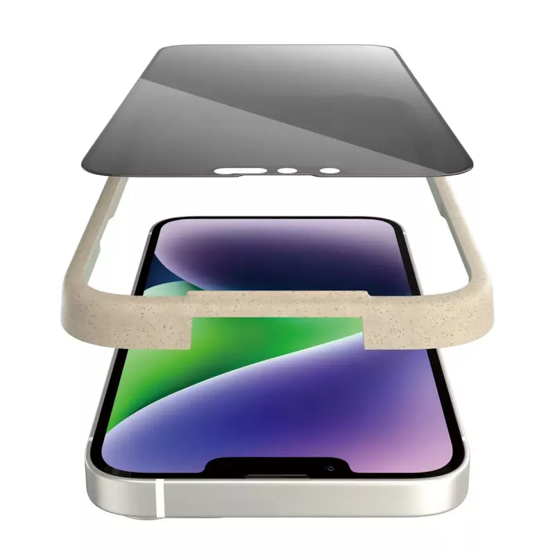 PanzerGlass ® Privatumo ekrano apsauga iPhone 14 Plus | 13 Pro Max | Itin platus prigludimas su EasyAligner