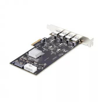 StarTech.com 4 prievadų USB PCIe kortelė, USB 3.2 5 Gbps, PCI Express plėtros kortelė su 4 nepriklausomais USB valdikliais, 4 USB-A prievadai, Windows/macOS/Linux