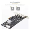 StarTech.com 4 prievadų USB PCIe kortelė, USB 3.2 5 Gbps, PCI Express plėtros kortelė su 4 nepriklausomais USB valdikliais, 4 USB-A prievadai, Windows/macOS/Linux