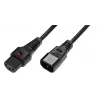 Microconnect PC1003 maitinimo kabelis juodas 1,5 m C13 jungtis C14 jungtis