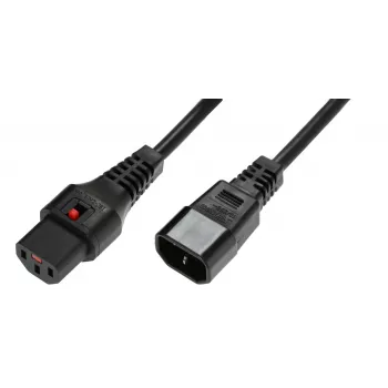 Microconnect PC1003 maitinimo kabelis juodas 1,5 m C13 jungtis C14 jungtis