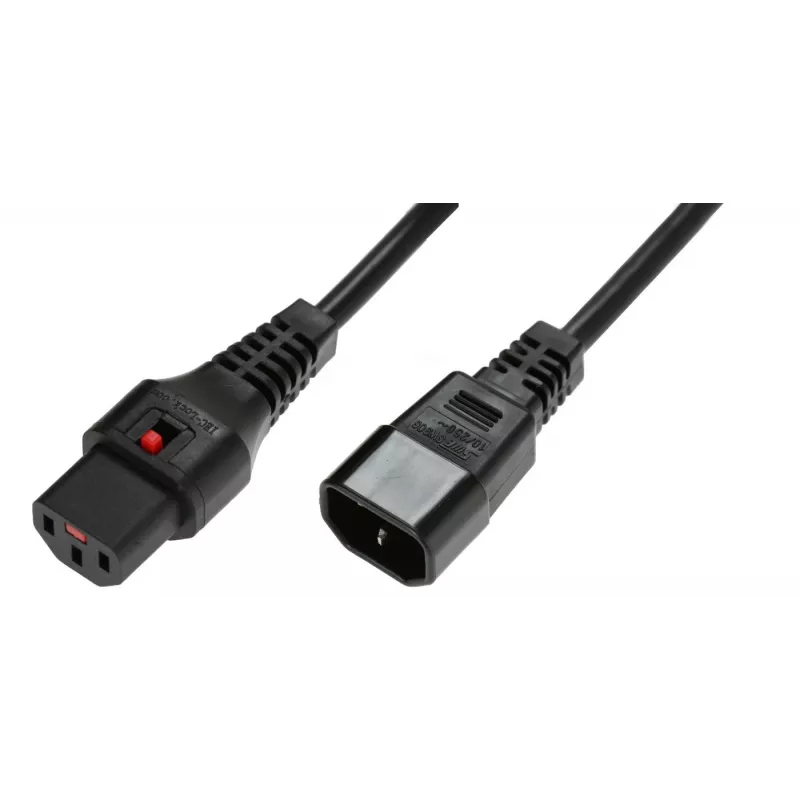 Microconnect PC1003 maitinimo kabelis juodas 1,5 m C13 jungtis C14 jungtis