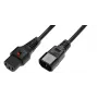 Microconnect PC1003 maitinimo kabelis juodas 1,5 m C13 jungtis C14 jungtis