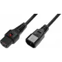 Microconnect PC1021 maitinimo kabelis Juodas 2 m C13 jungtis C14 jungtis