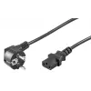 Microconnect PE010405 maitinimo laidas Juoda 0.5 m C13 jungtis