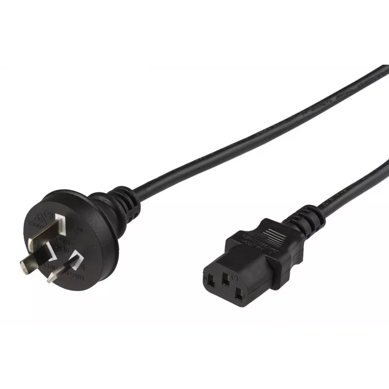 Microconnect PE010418AUSTRALIA maitinimo laidas juodas 1,8 m C13 jungtis