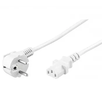 Microconnect PE010430W maitinimo laidas Baltas 3 m Maitinimo kištukas tipas E+F C13 jungtis