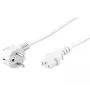 Microconnect PE010430W maitinimo laidas Baltas 3 m Maitinimo kištukas tipas E+F C13 jungtis