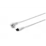 Microconnect PE010818W maitinimo laidas baltas 1,8 m F tipo kištukas C5 jungtis