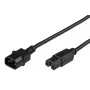 Microconnect PE011405 maitinimo laidas juodas 0,5 m C14 kištukas C15 lizdas