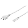 Microconnect PE030710W maitinimo laidas baltas 1 m maitinimo kištukas C tipas C7 jungtis