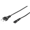 Microconnect PE030713 maitinimo laidas, juodas, 1,5 m, C7 jungtis