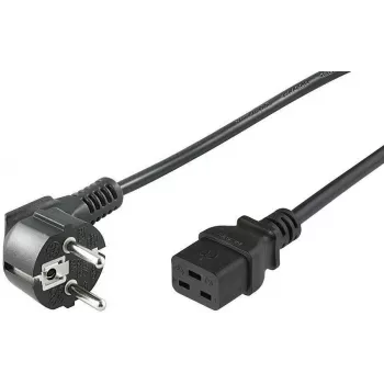 „Microconnect PE0771902“ maitinimo laidas, juodas, 1,8 m, CEE7/7, C19 jungtis