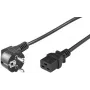„Microconnect PE0771902“ maitinimo laidas, juodas, 1,8 m, CEE7/7, C19 jungtis