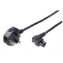Microconnect PE090818A maitinimo kabelis juodas 1,8 m maitinimo kištukas G tipo C5 jungtis