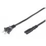 “Microconnect PE110718” maitinimo laidas juodas 1,8 m maitinimo kaištis A tipo C7 mova