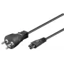 Microconnect PE120805 maitinimo laidas juodas 0,5 m maitinimo kištukas K tipo C5 jungtis