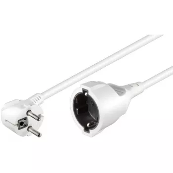 Maitinimo ilginamasis laidas Microconnect PE141000W 10 m 1 kintamosios srovės lizdas Baltas