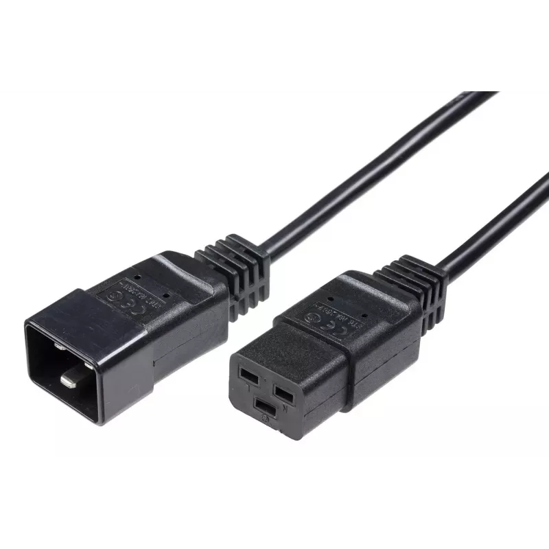 Microconnect PE141505 maitinimo kabelis Juodas 0,5 m C20 mova C19 mova