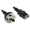 Microconnect PE150418 maitinimo laidas, juodas 1,8 m, maitinimo kištukas I tipo C13 jungtis