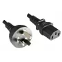Microconnect PE150418 maitinimo laidas, juodas 1,8 m, maitinimo kištukas I tipo C13 jungtis