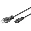 Microconnect PE160818 maitinimo laidas juodas 1,8 m maitinimo kištukas J tipo C5 jungtis