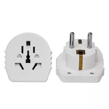 Microconnect PETRAVEL15 maitinimo kištuko adapteris Universalus Balta